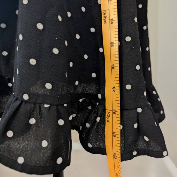 Polka dot spaghetti strap dress with wrap detailing - Picture 4 of 4